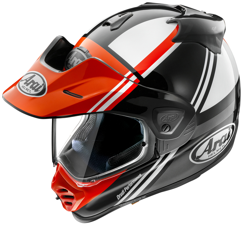 Casque ARAI TOUR-X5 Cosmic - rouge 