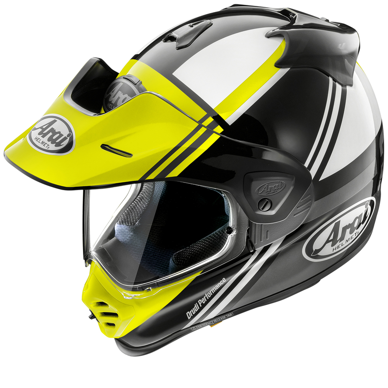 Casque ARAI TOUR-X5 Cosmic - jaune fluo 