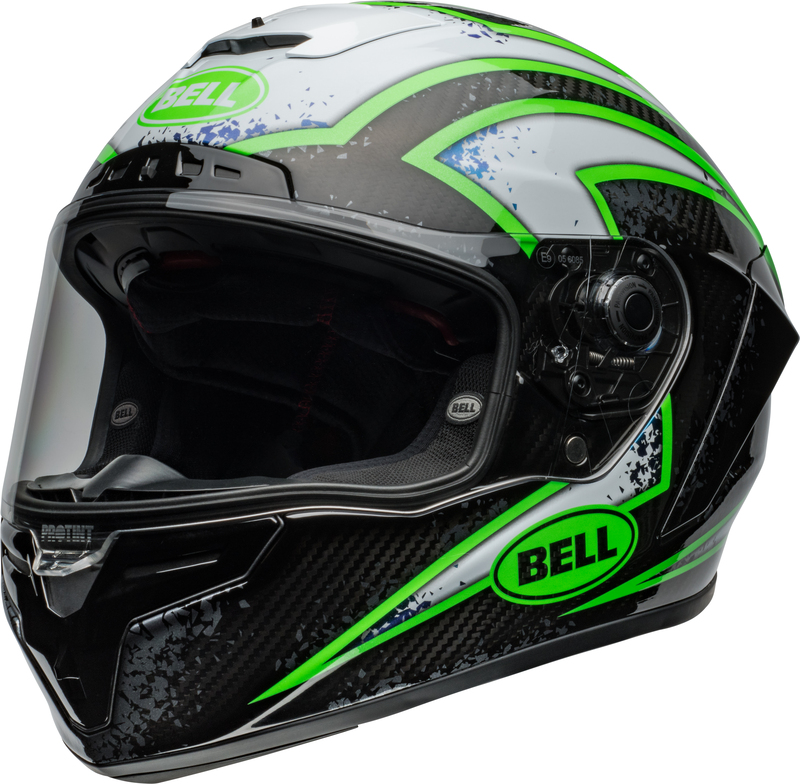 Casque BELL Race Star DLX Flex - Xenon Gloss Black/Kryptonite 