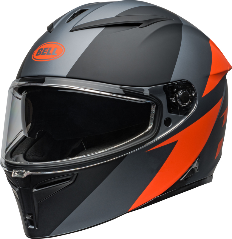 Casque BELL Lithium - Shear Matte Gray/Orange 