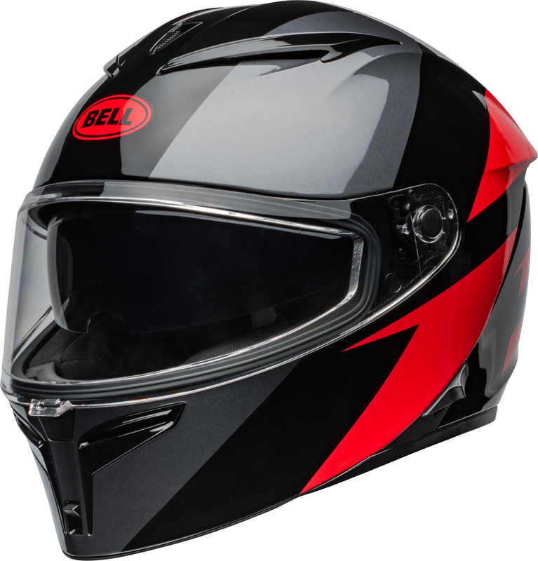 Casque BELL Lithium - Shear Gloss Metallic Gray/Red 
