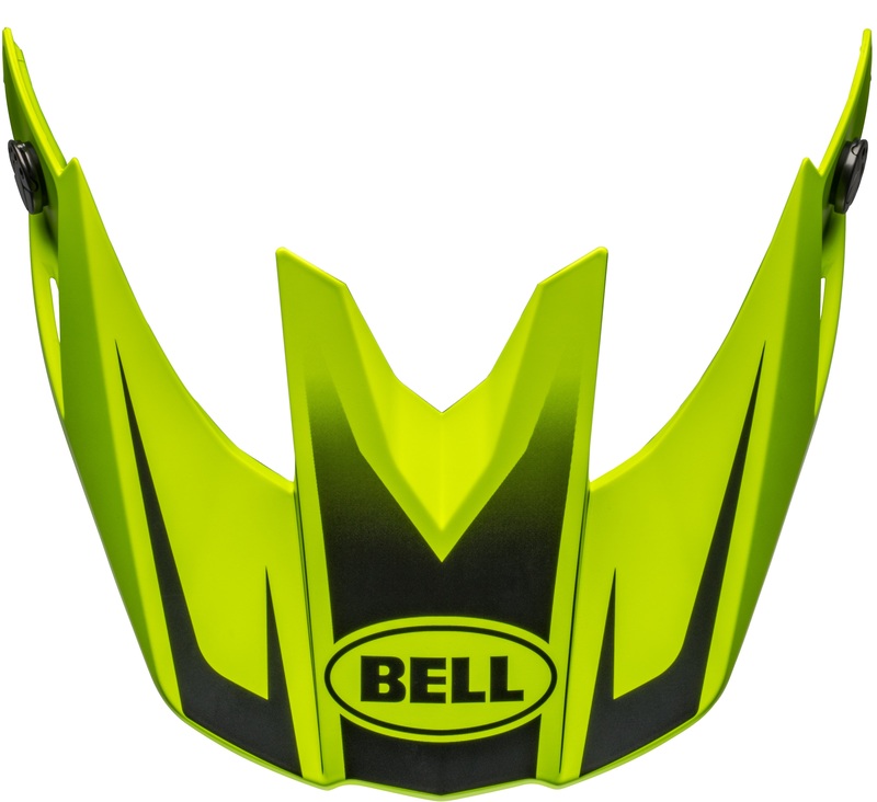 Kit visière BELL Moto-10 - Sliced Matte/Gloss Retina/Blue 