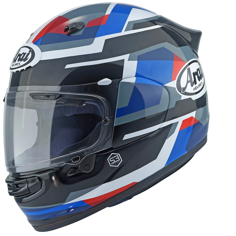 Casque ARAI QUANTIC Abstract - bleu 