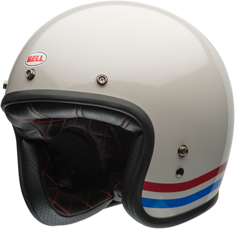 Casque BELL Custom 500 - Stripes Pearl 