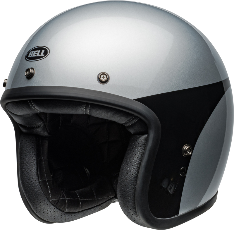 Casque BELL Custom 500 - Chassis Gloss Silver Black 