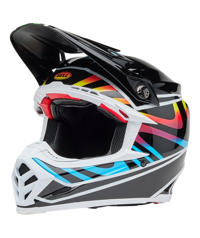 Casque BELL Moto-9S Flex - Drift Gloss Black Multi 