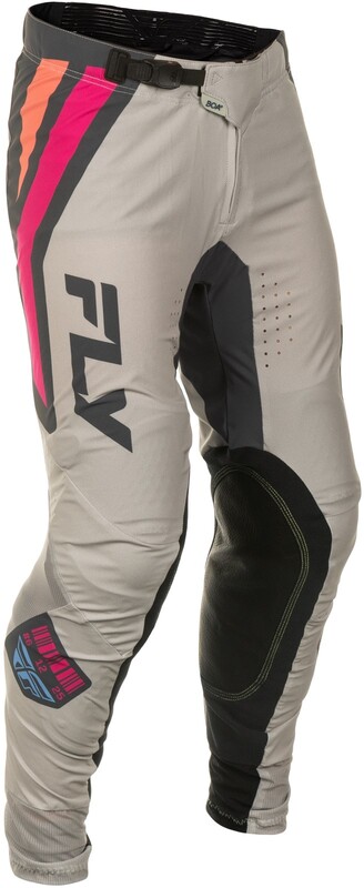 Pantalon FLY RACING Lite S.E. Vice - gris clair/rose/corail 