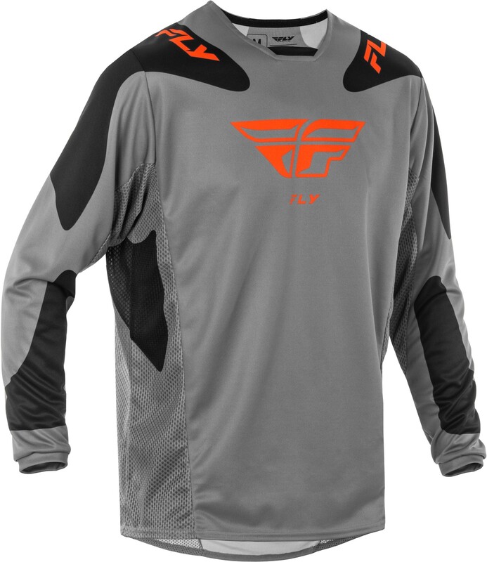 Maillot FLY RACING Kinetic SYM - gris/orange/noir 