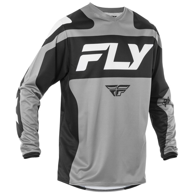 Maillot FLY RACING F-16 - gris/noir/blanc 