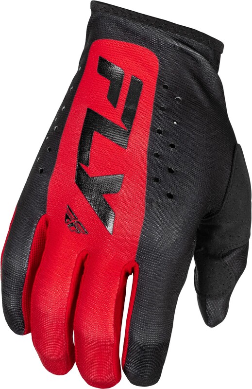 Gants FLY RACING Lite - noir/rouge 