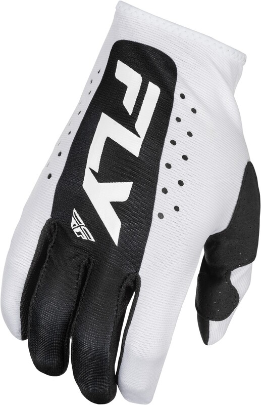 Gants FLY RACING Lite - blanc/noir 