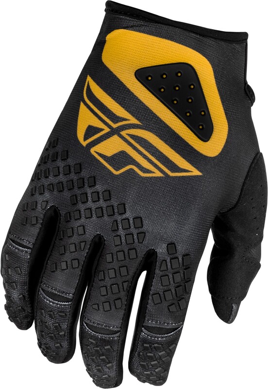 Gants FLY RACING Kinetic Center - noir/or 