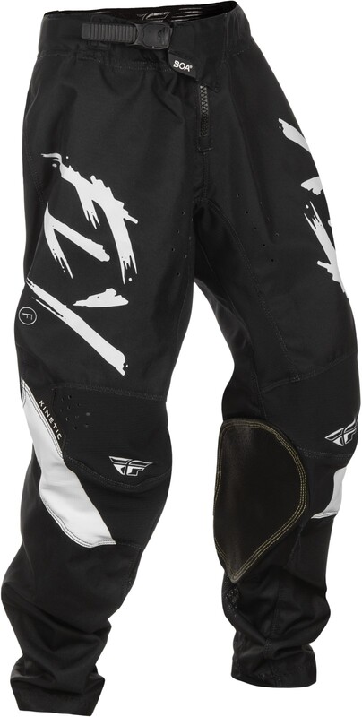 Pantalon enfant FLY RACING Kinetic Stoke - noir/blanc