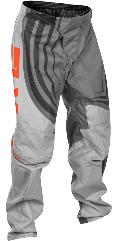 Pantalon enfant FLY RACING F-16 - gris/orange