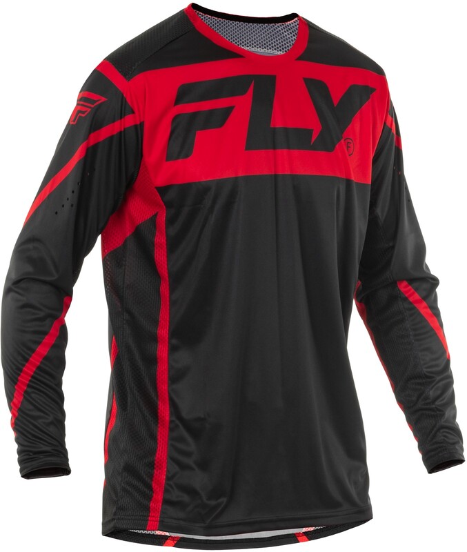 Maillot FLY RACING Lite - noir/rouge 