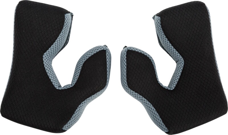 Mousses de joues FLY RACING Formula enfant (YL-50mm) - noir/Cool Grey 