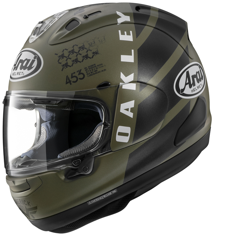 Casque ARAI RX-7V EVO Maverick Oakley - Réplica 