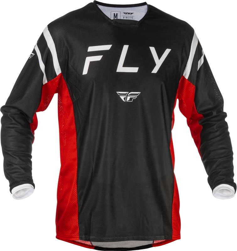 Maillot FLY RACING Kinetic Mesh - noir/rouge