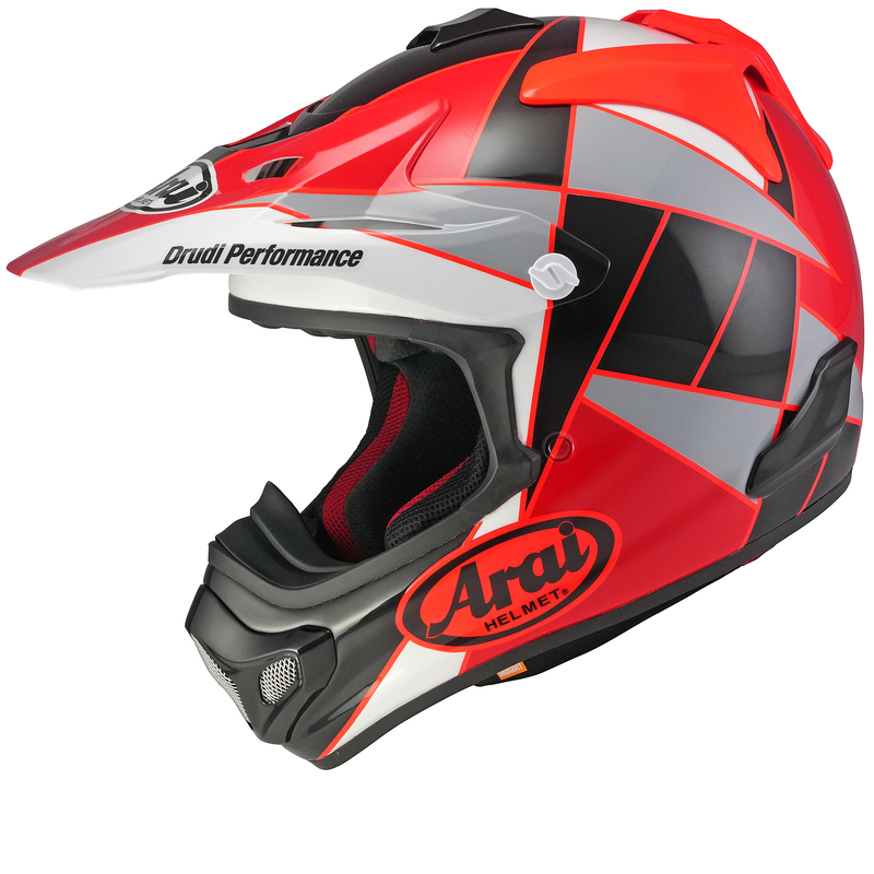 Casque ARAI MX-V EVO Peak - rouge 