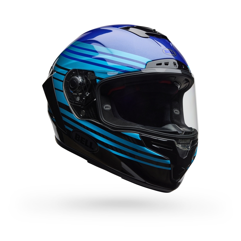 Casque BELL Race Star DLX Flex - Dash Gloss Blue/Black 