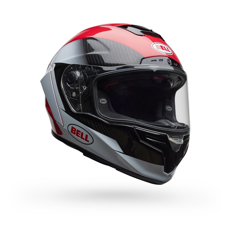 Casque BELL Race Star DLX Flex - Corsa Red/White 