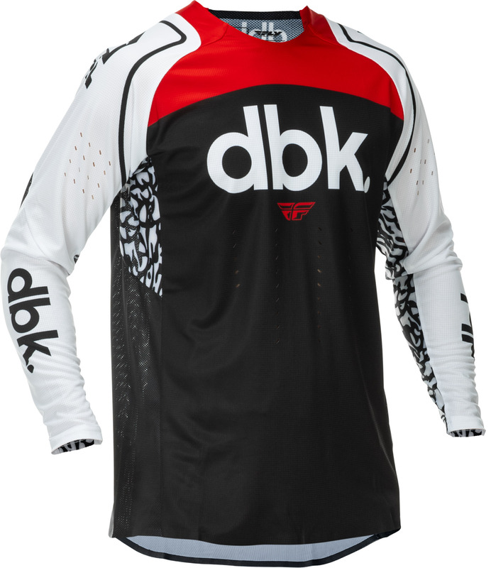 Maillot FLY RACING Evolution DST DBK Special Edition - noir/blanc/rouge 