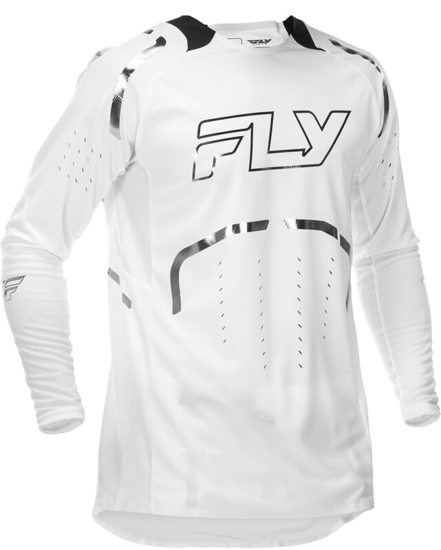 Maillot FLY RACING Evolution DST Flash LE - blanc/argent