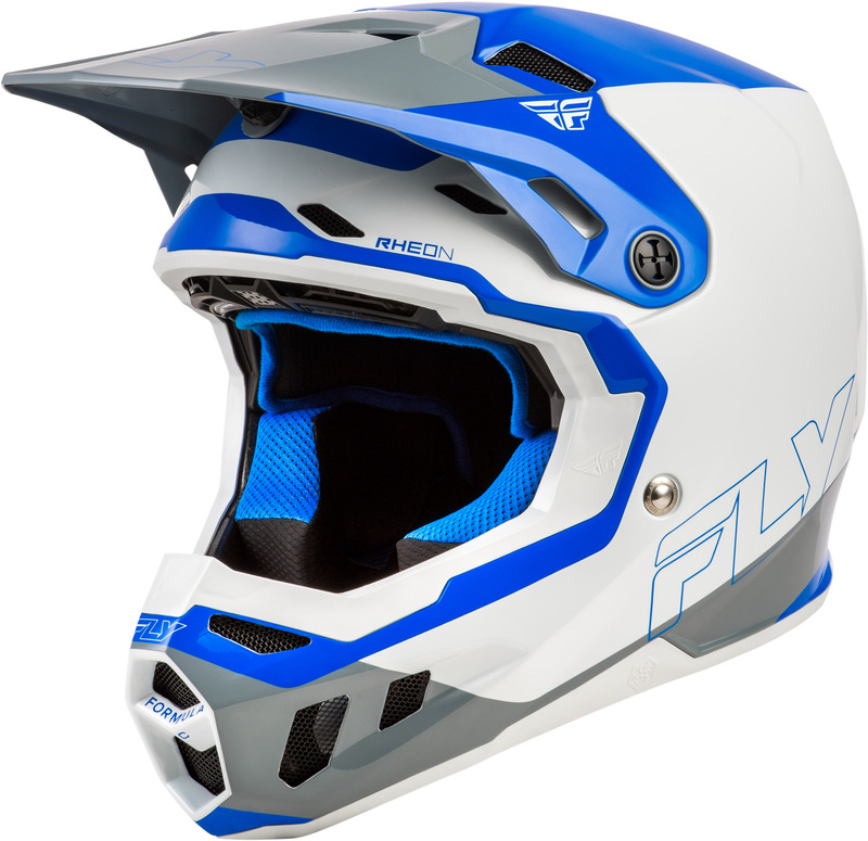 Casque FLY RACING Formula CC Glide - bleu/gris