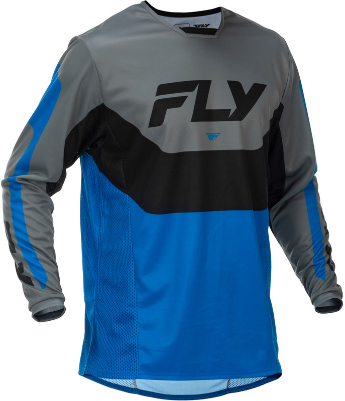 Maillot FLY RACING Kinetic - bleu/gris/noir