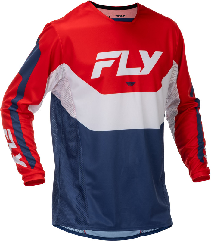 Maillot FLY RACING Kinetic - rouge/blanc/bleu