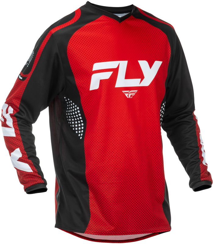 Maillot FLY RACING F-16 - rouge/noir/blanc