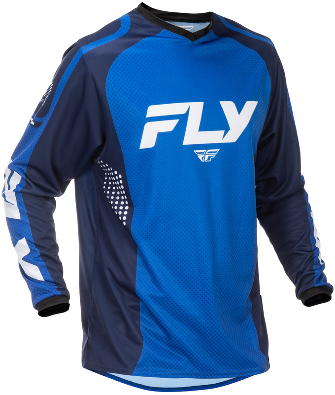 Maillot FLY RACING F-16 - bleu/bleu foncé/blanc