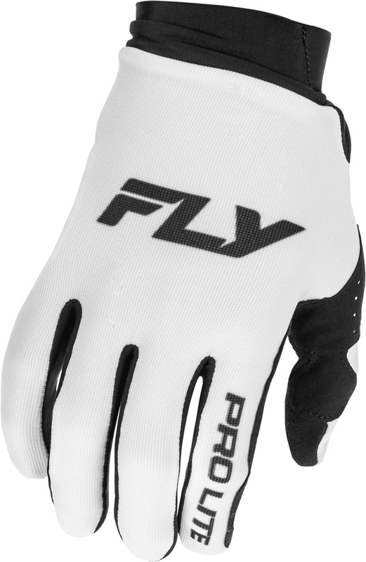 FLY RACING Pro Lite Gloves - White/Black