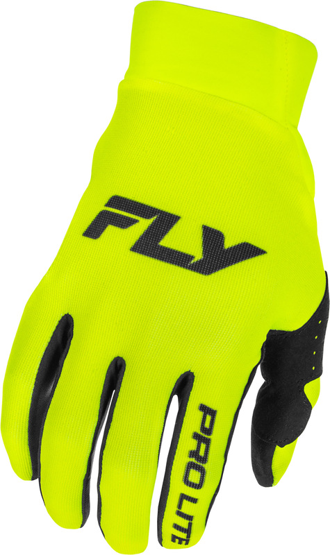 Gants FLY RACING Pro Lite - noir/jaune fluo