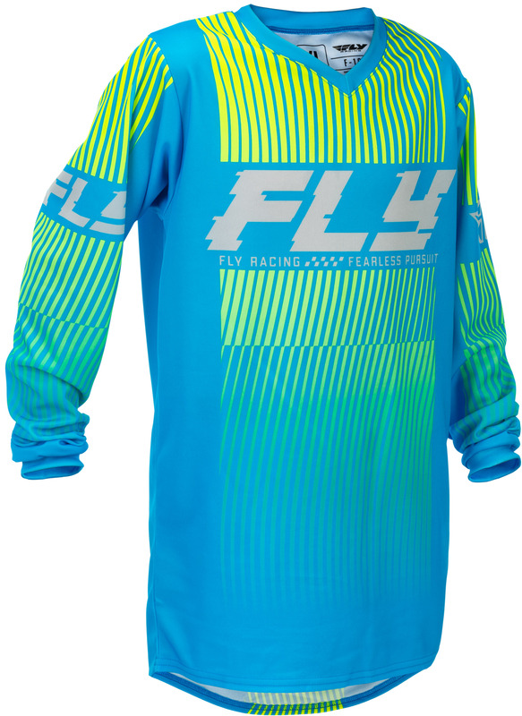 Maillot enfant FLY RACING F-16 - bleu/jaune
