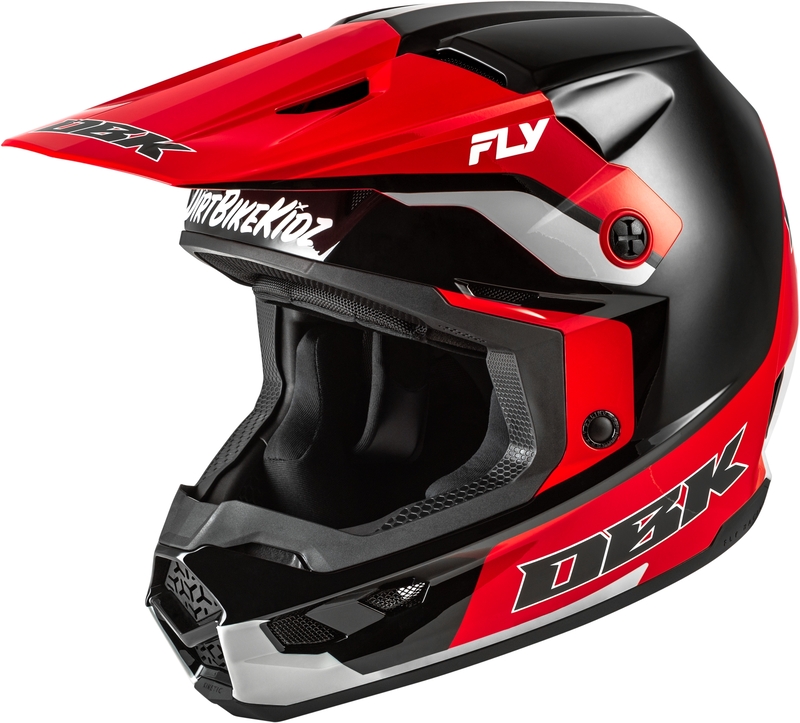 Casque FLY RACING Kinetic Special Edition DBK - noir/rouge/gris 