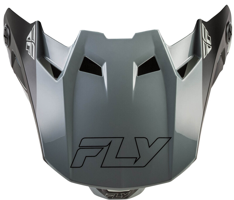 Visière FLY RACING Formula CC Glide - gris/gris clair/noir 