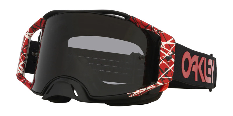 Masque OAKLEY Airbrake MX - Red Eddie écran gris foncé 