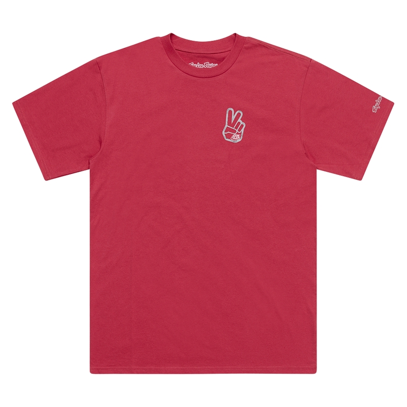 T-Shirt TROY LEE DESIGNS Peace Out - Fuchsia 
