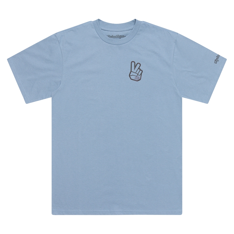 T-Shirt TROY LEE DESIGNS Peace Out - Smoke Blue 