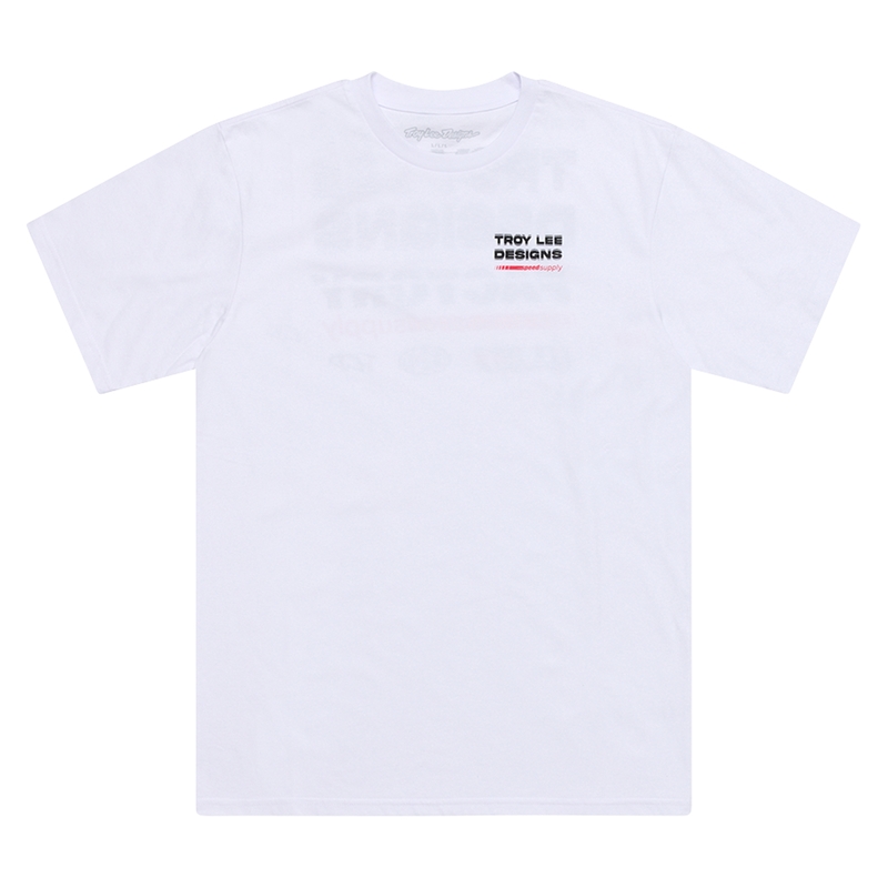 T-Shirt TROY LEE DESIGNS Factory - blanc 