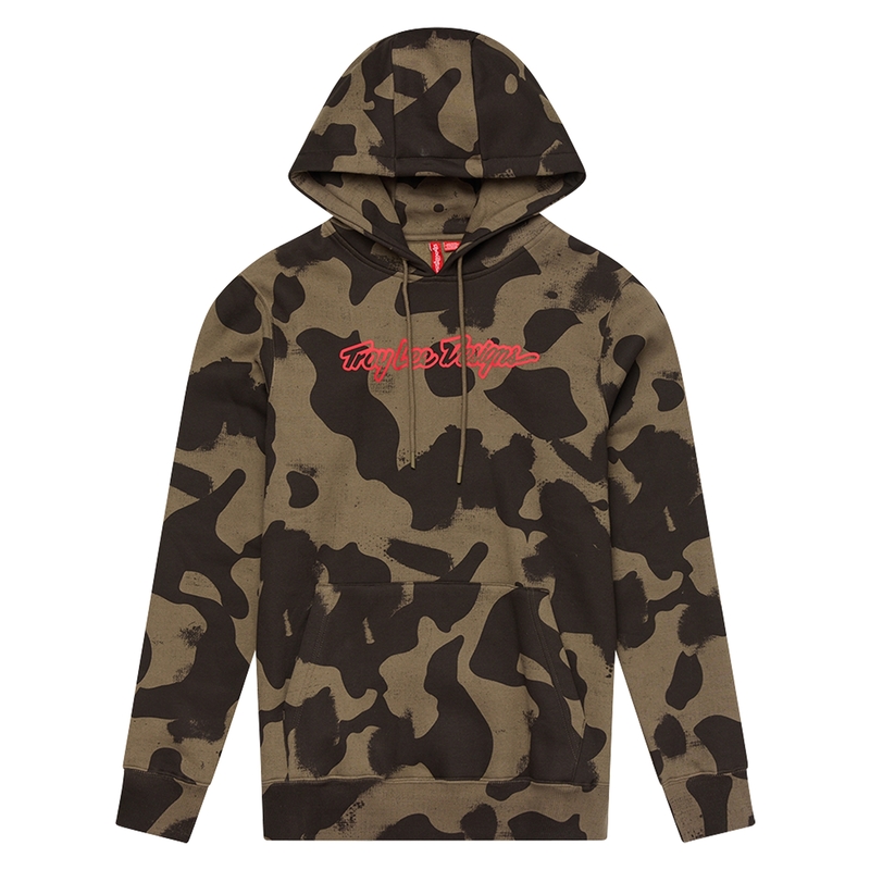 Hoodie TROY LEE DESIGNS Signature - Olive Camo 