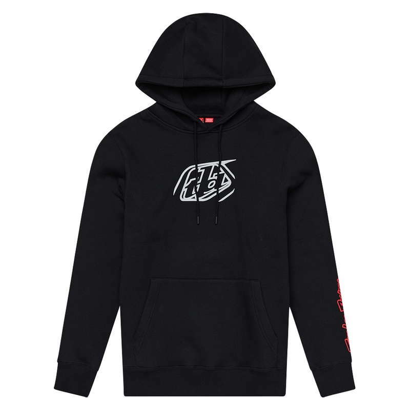 Hoodie TROY LEE DESIGNS Badge - noir 