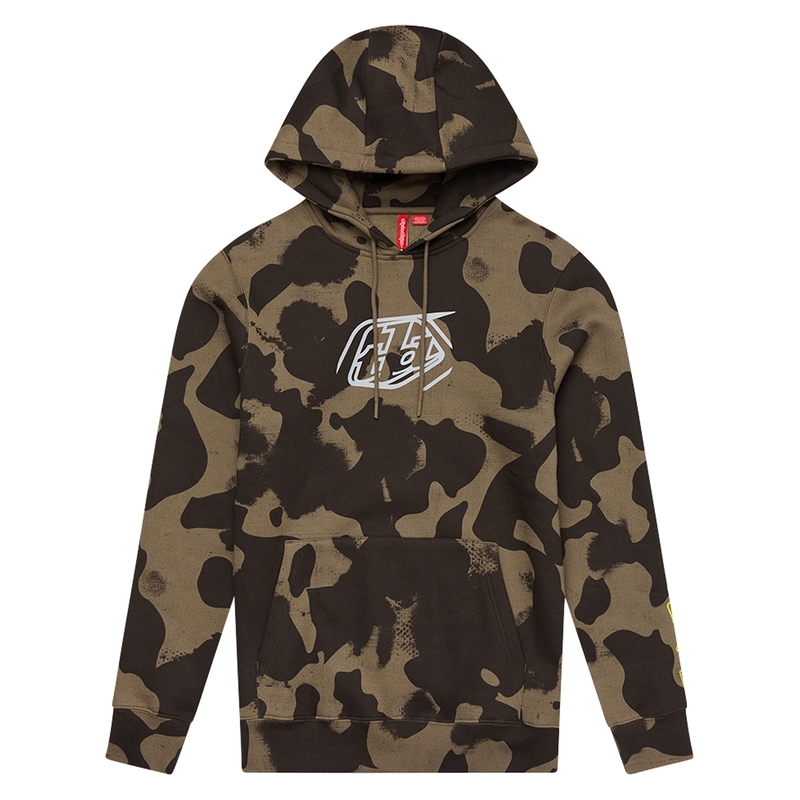 Hoodie TROY LEE DESIGNS Badge - Olive Camo 