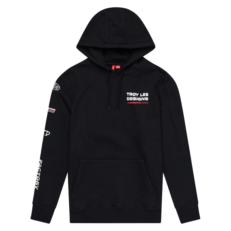 Hoodie TROY LEE DESIGNS Factory - noir 