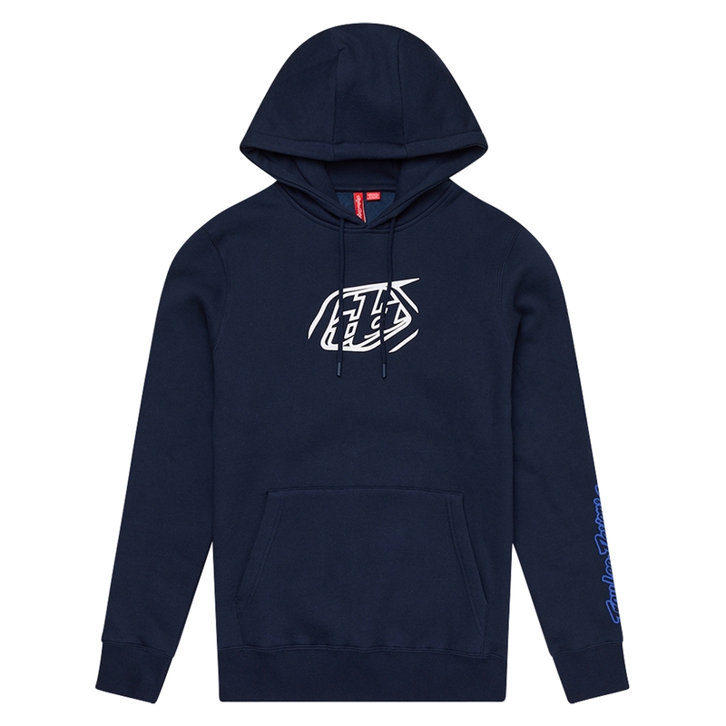 Hoodie enfant TROY LEE DESIGNS Badge - Navy 