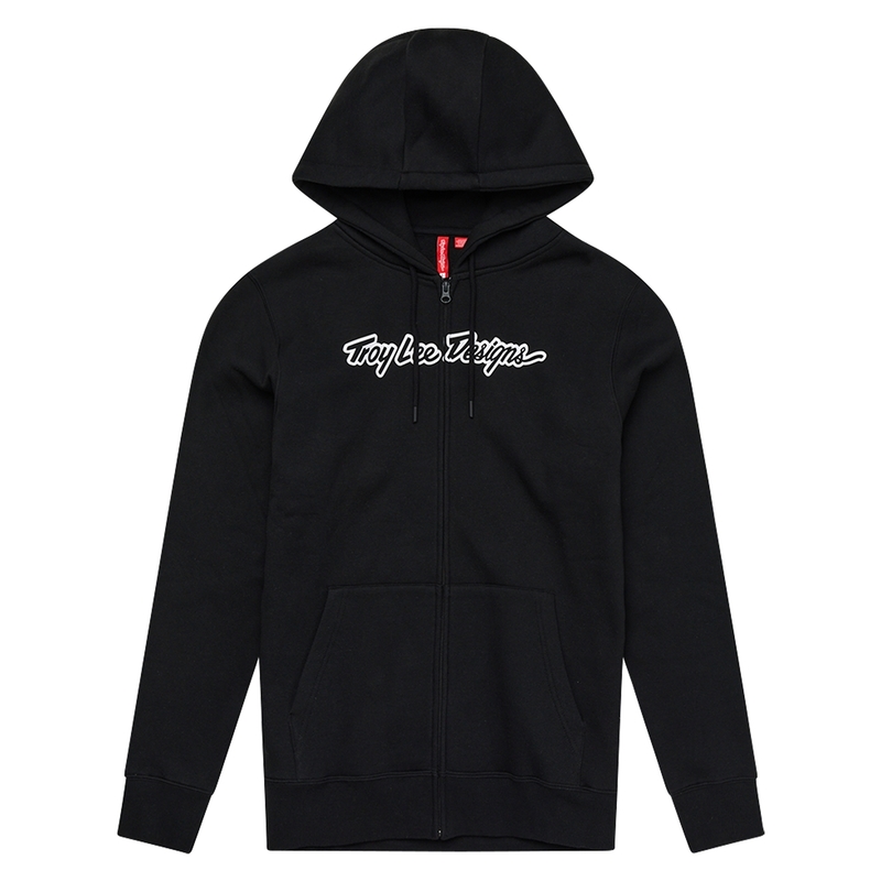 Hoodie TROY LEE DESIGNS Zip Up Signature - noir 