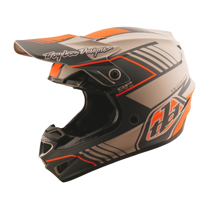 Casque TROY LEE DESIGNS GP Pro Segment - Taupe 