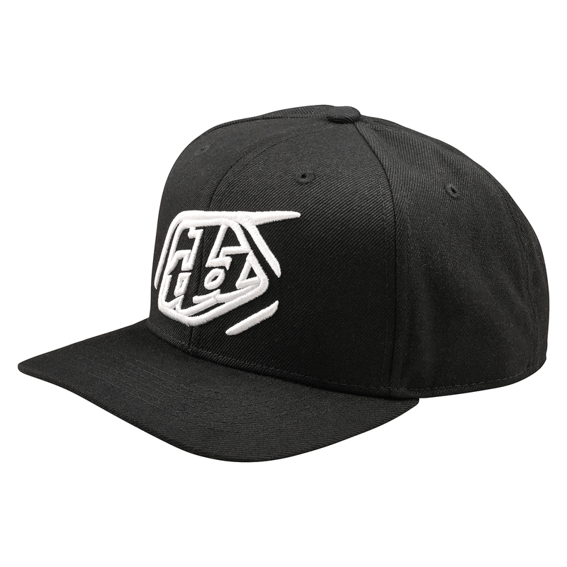 Casquette TROY LEE DESIGNS Curved Snapback Badge - noir 