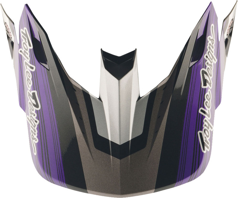 Visière TROY LEE DESIGNS SE5 Carbon Stripes - noir/violet